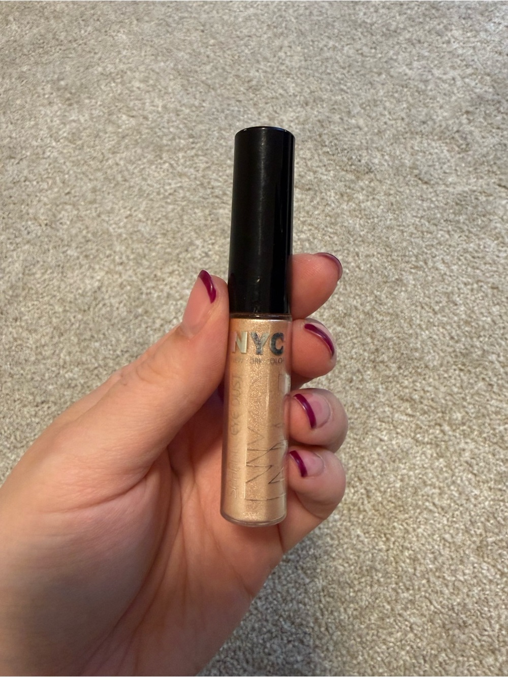 NYC New York Color Sparkle Eye Dust Golden Champagne 880